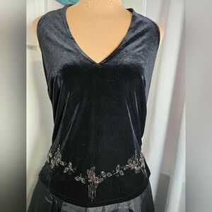 Scott Mcclintock millennium 2000 velvet halter top